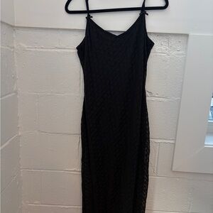 Wild Fable Black Maxi Dress with Spaghetti Straps